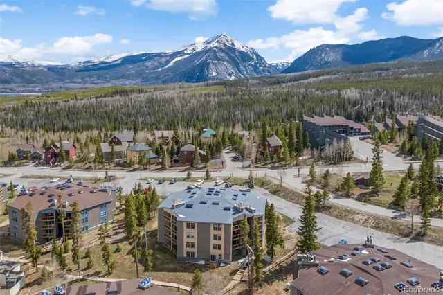 a view of city and mountain