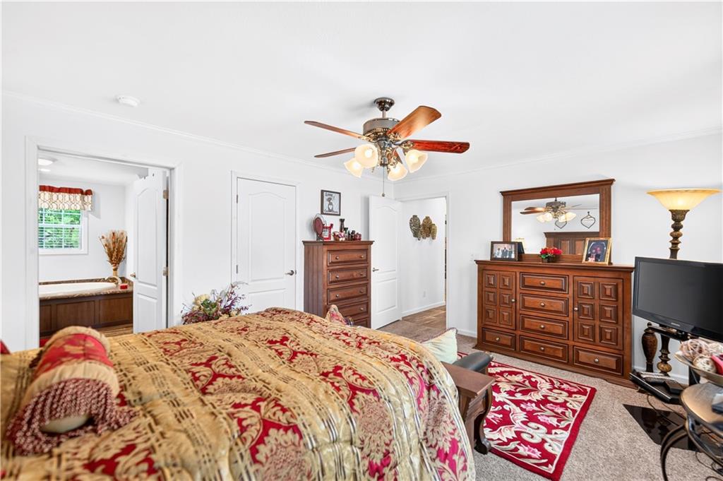 100 Linden Monongahela, PA 15063 - Photo 23 of 41 Another View of Primary Bedroom w/ Door to HUGE 7x6 Walk-in Closet