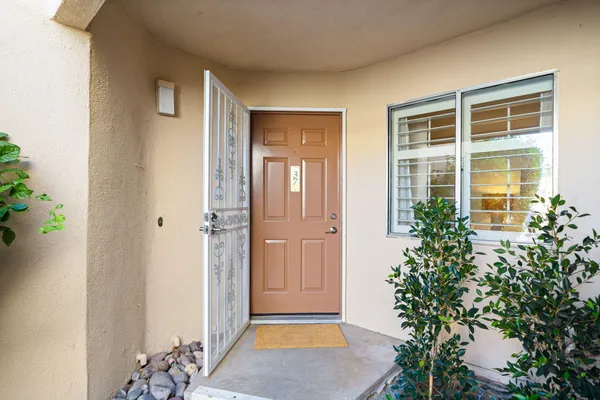 view of front door of house