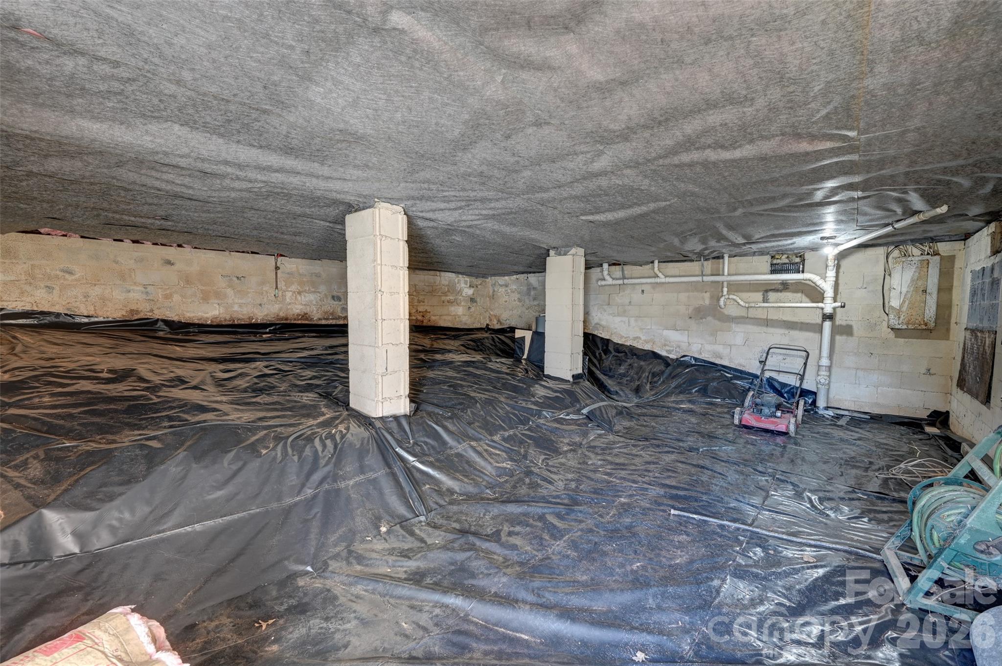 241 Sherrill Lane Canton, NC 28716 - Photo 14 of 39 a view of a room with wooden roof