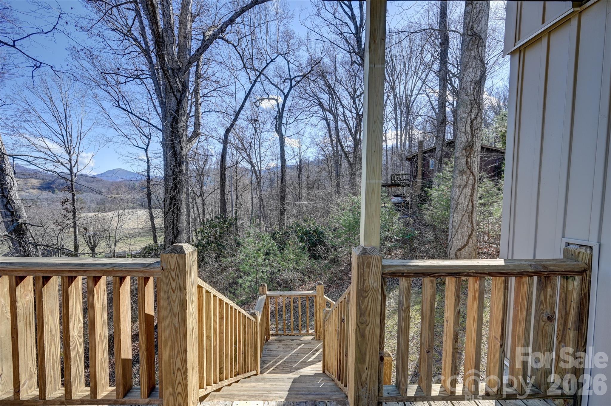 241 Sherrill Lane Canton, NC 28716 - Photo 7 of 39 a view of a balcony with trees