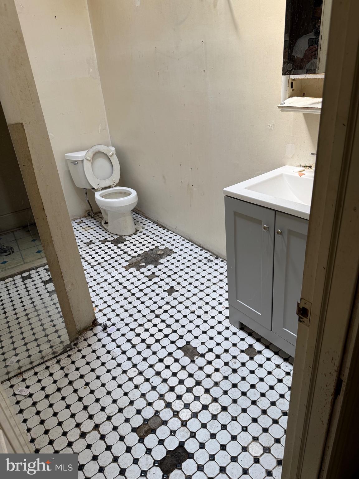 6013 Baltimore Avenue Philadelphia, PA 19143 - Photo 10 of 12 a bathroom with a sink and a toilet