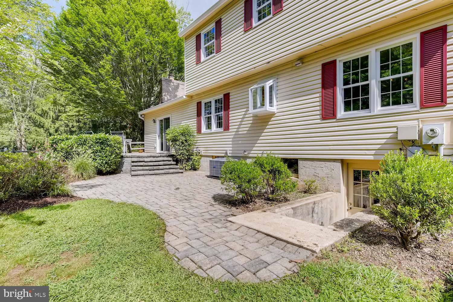 2427 Houcks Mill Road Monkton, MD 21111 - Photo 26 of 35 Backyard patio with steps to lower level