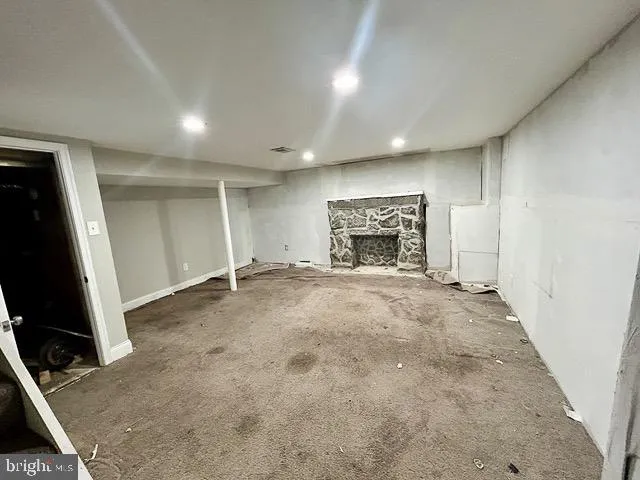 a view of backyard with deck