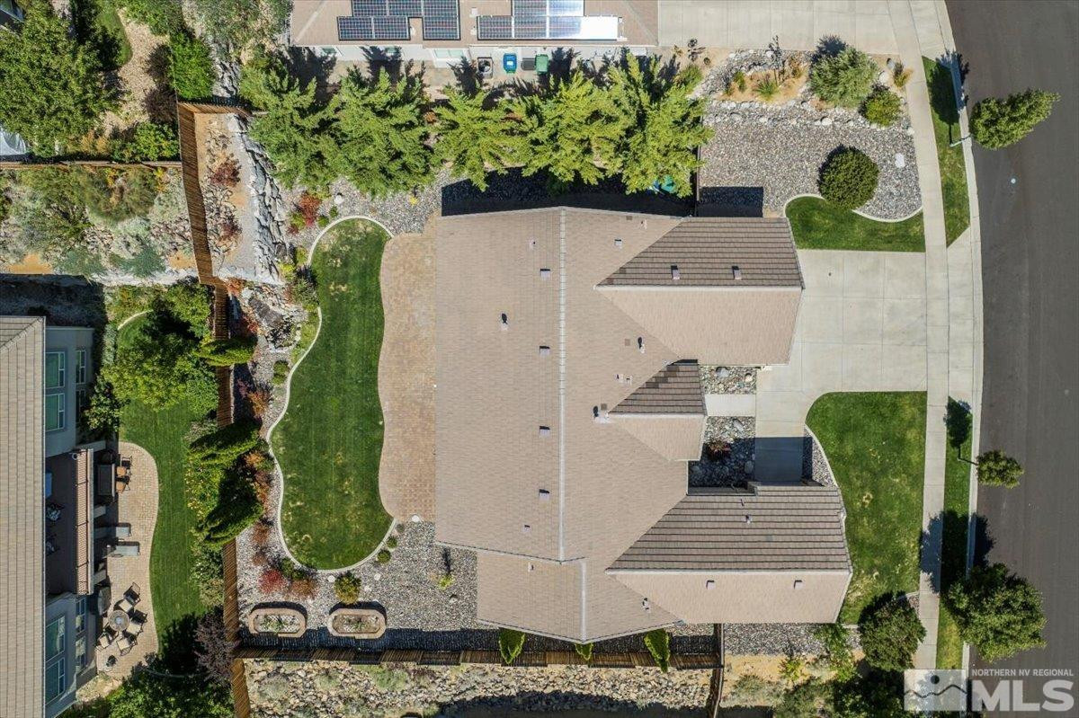 3259 Diamond Ridge Drive Reno, NV 89523 - Photo 32 of 40 an aerial view of a house with a garden