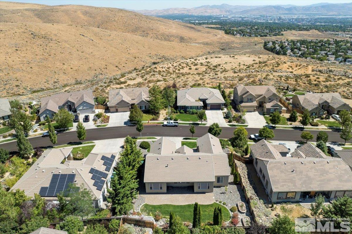 3259 Diamond Ridge Drive Reno, NV 89523 - Photo 36 of 40 an aerial view of residential houses with outdoor space