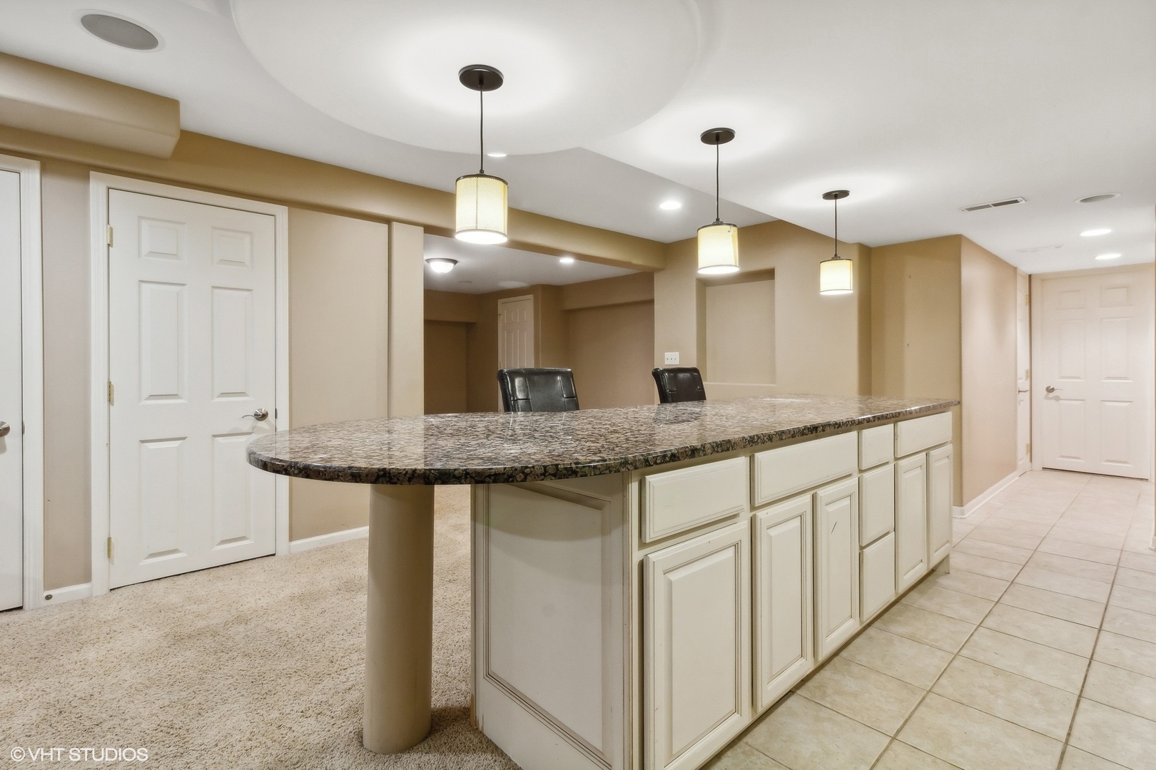 13765 Capista Drive Plainfield, IL 60544 - Photo 16 of 19 an open kitchen with a sink and chandelier