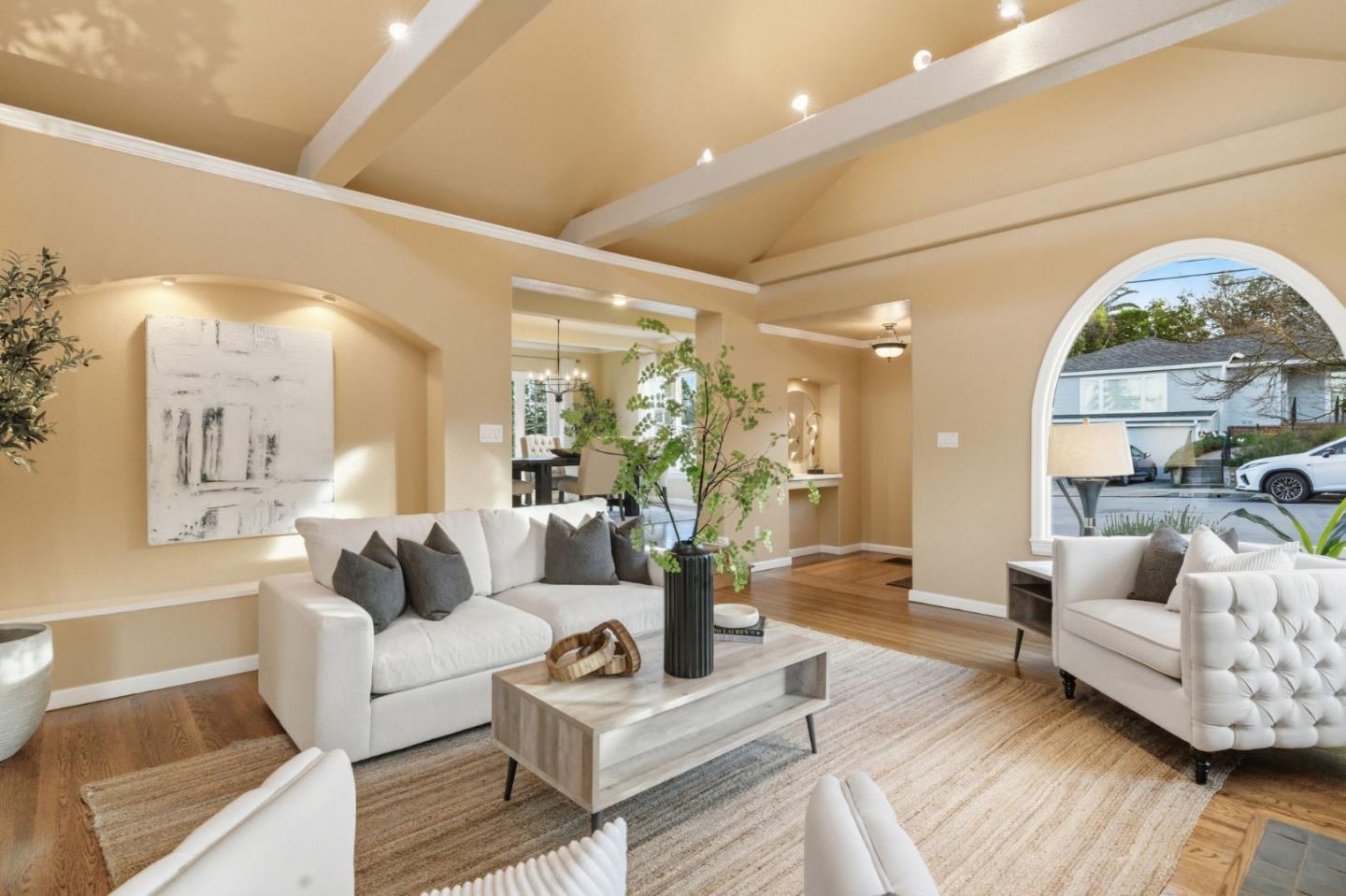 418 Ridge Road San Carlos, CA 94070 - Photo 12 of 64 a living room with furniture and a large window
