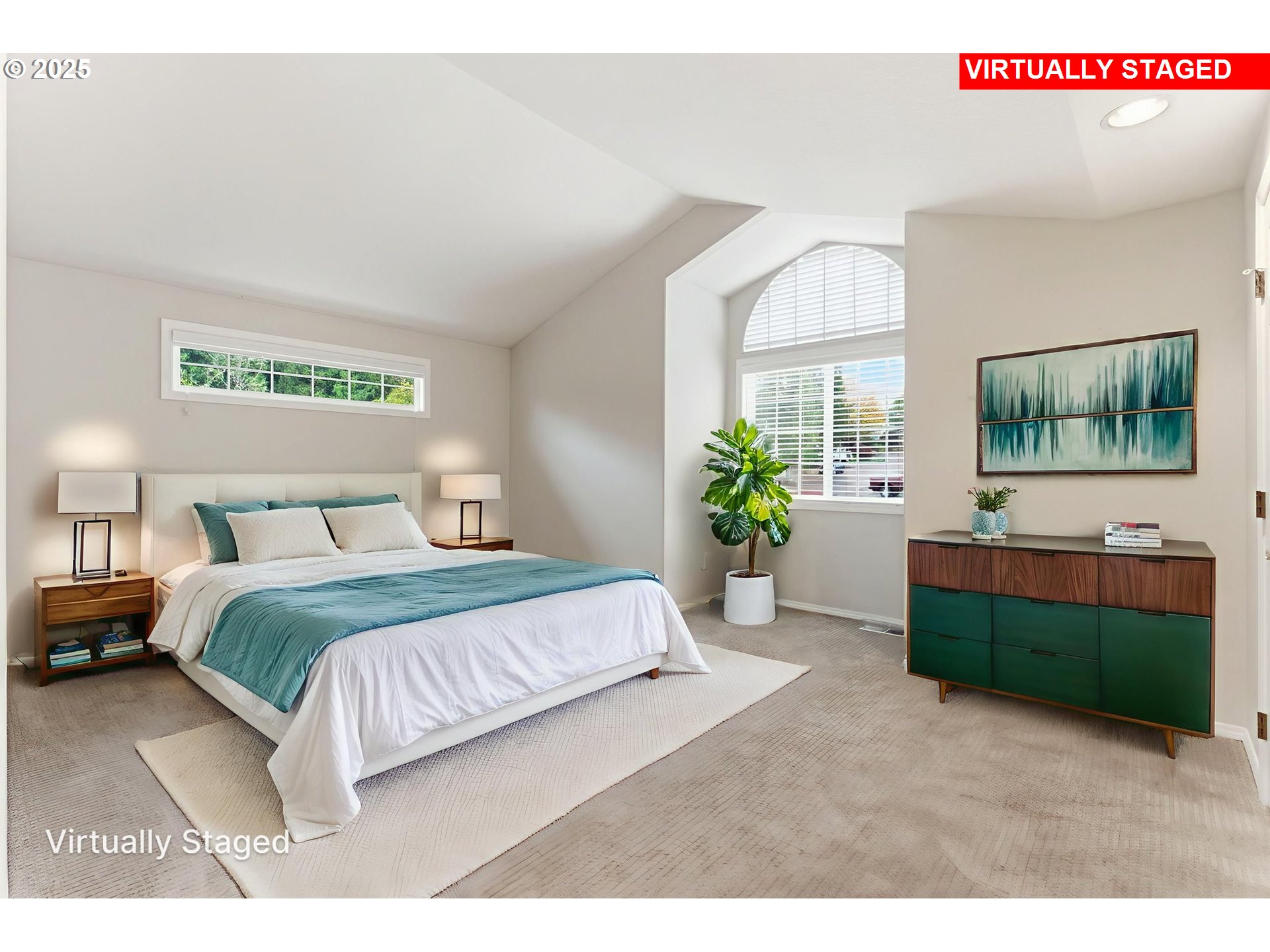 4753 Southeast 14th Street Gresham, OR 97080 - Photo 29 of 48 a spacious bedroom with a bed and a dresser