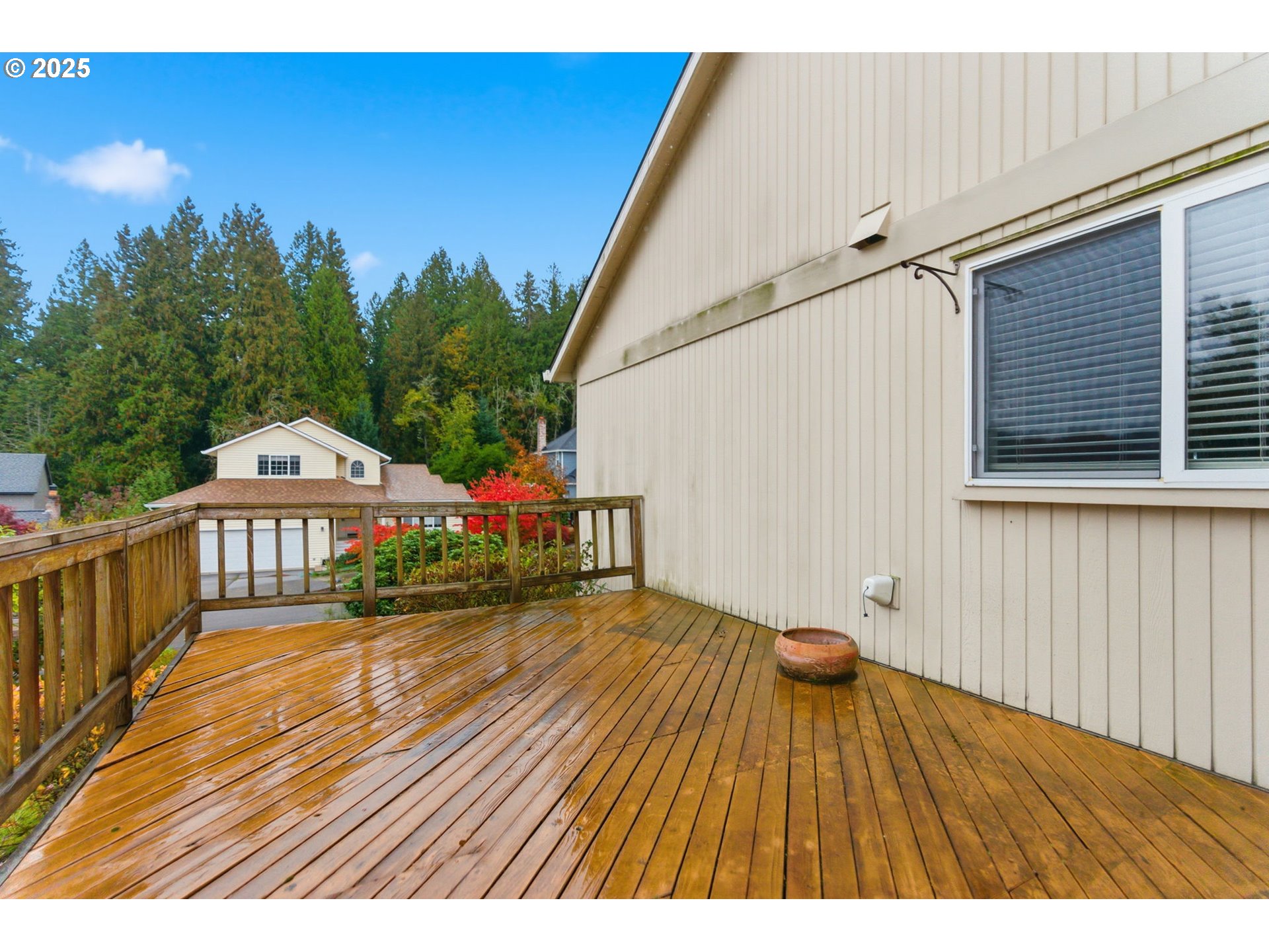 4753 Southeast 14th Street Gresham, OR 97080 - Photo 38 of 48 a view of a balcony with wooden floor and outdoor space