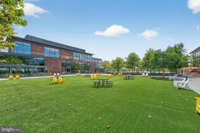 a view of a swimming pool and a yard