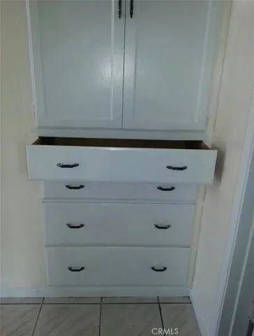 view of the dresser