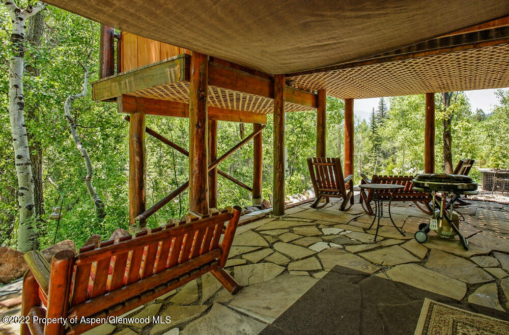 73 Juniper Court Marble, CO 81623 - Photo 37 of 47 a view of a chairs and table in the patio