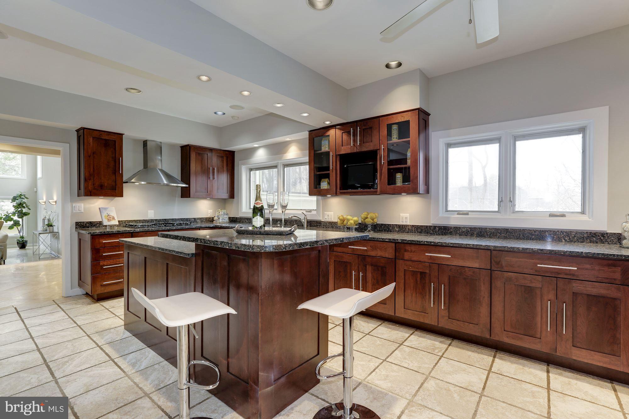 8707 Burning Tree Road Bethesda, MD 20817 - Photo 11 of 69 Spacious gourmet kitchen