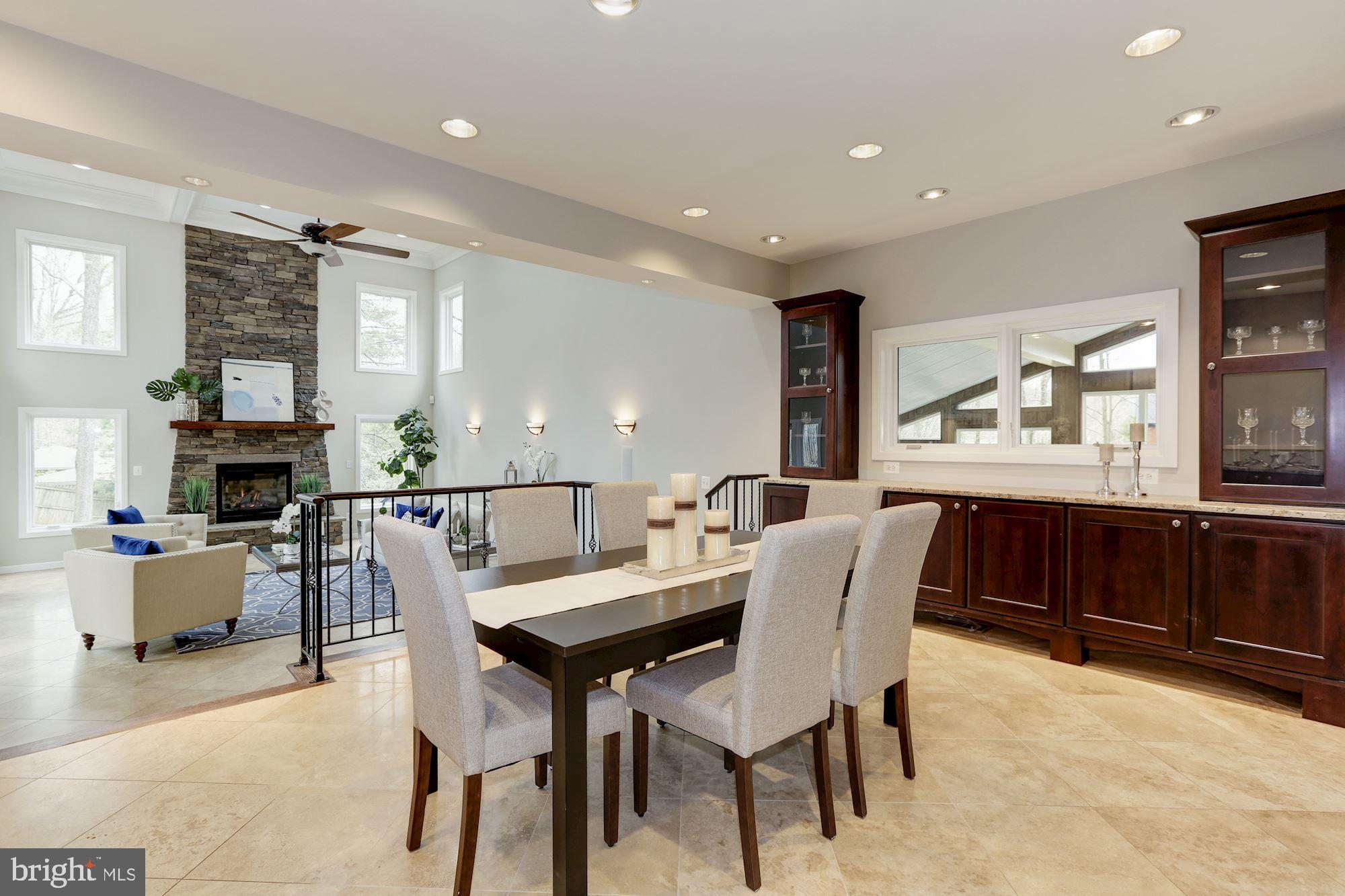 8707 Burning Tree Road Bethesda, MD 20817 - Photo 17 of 69 Dining room with built-ins