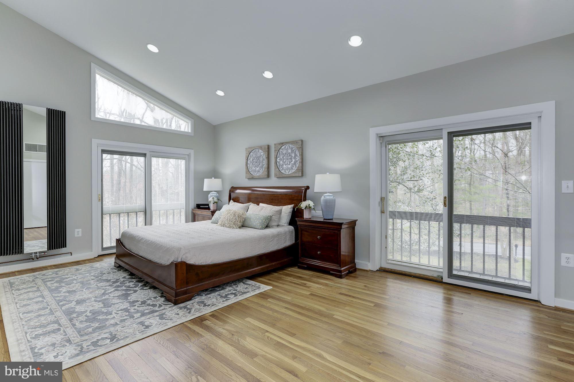 8707 Burning Tree Road Bethesda, MD 20817 - Photo 38 of 69 Enormous master suite with cathedral ceiling