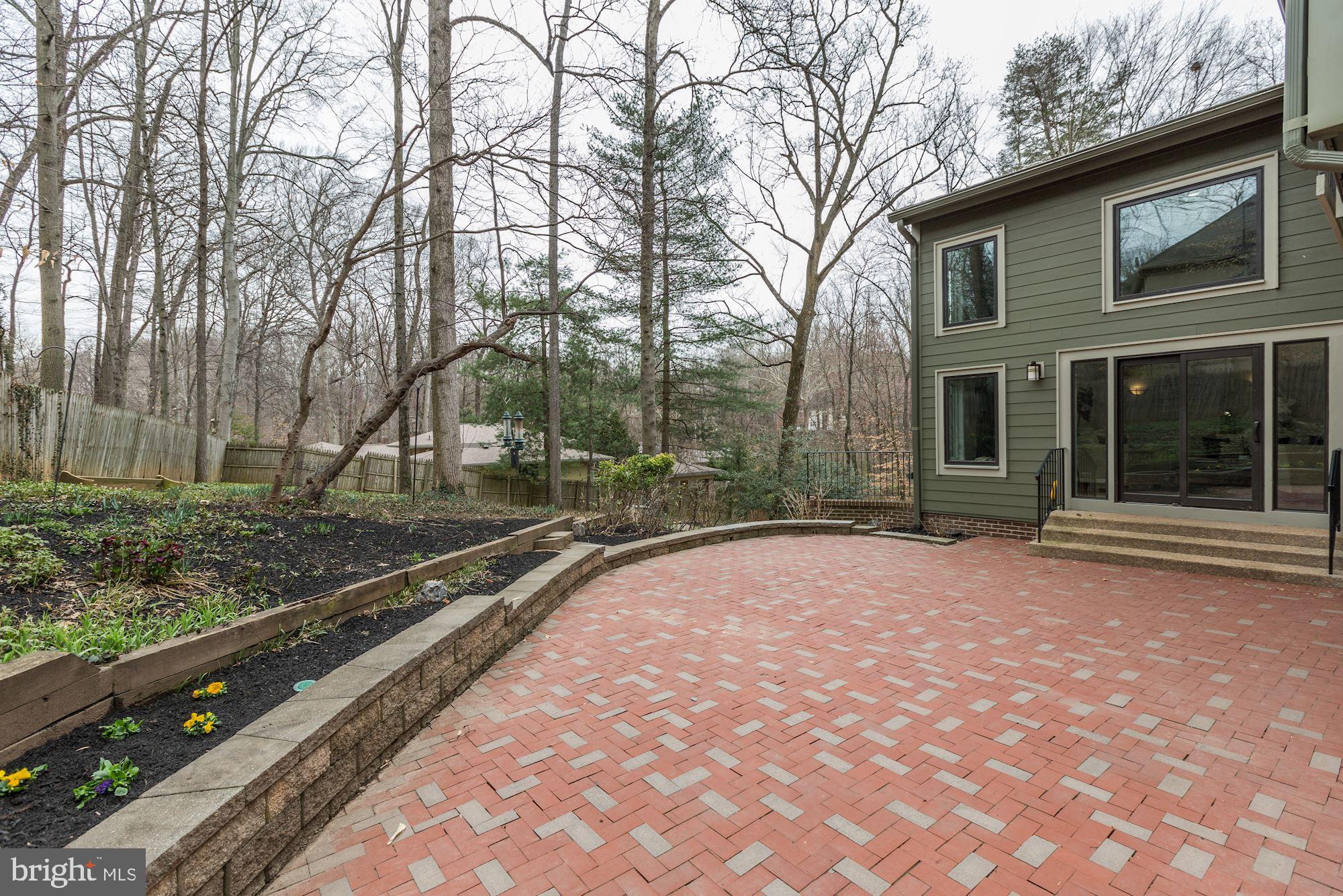 8707 Burning Tree Road Bethesda, MD 20817 - Photo 67 of 69 Brick terrace