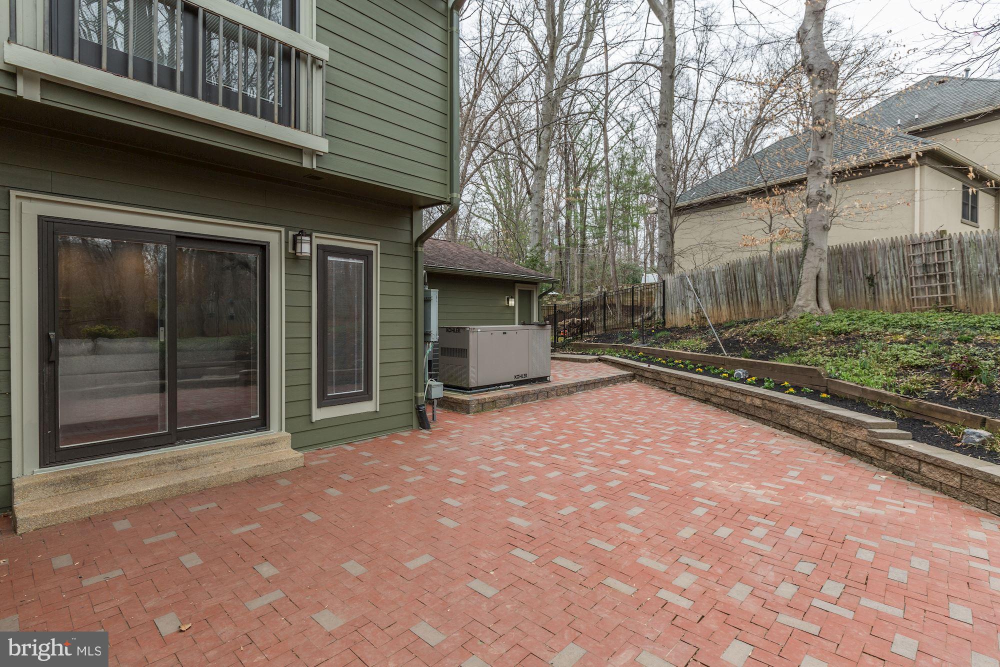 8707 Burning Tree Road Bethesda, MD 20817 - Photo 68 of 69 Brick terrace plus GENERATOR!