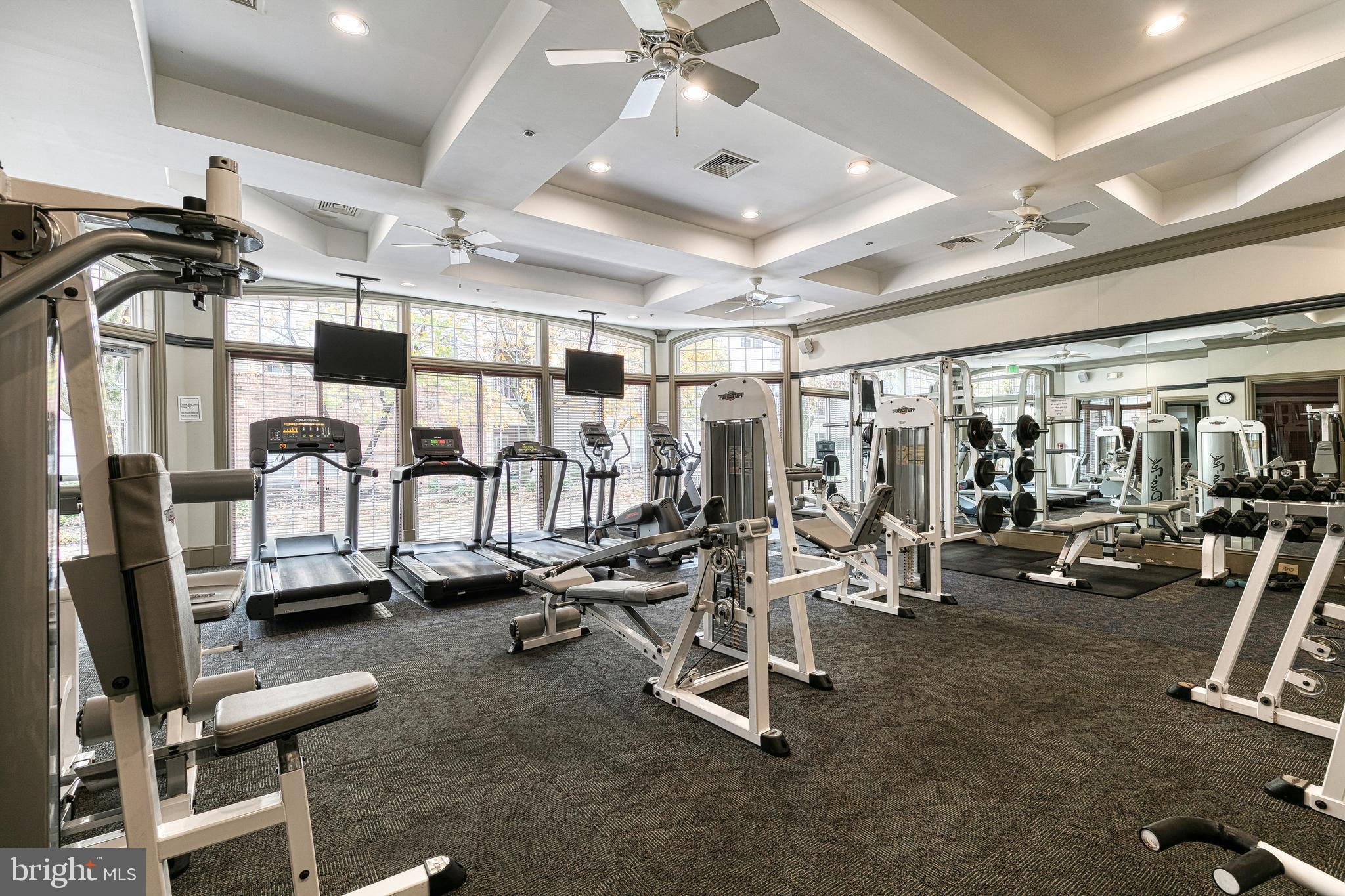 400 Symphony Circle, Unit 406 Hunt Valley, MD 21030 - Photo 29 of 37 a view of a room with gym equipment