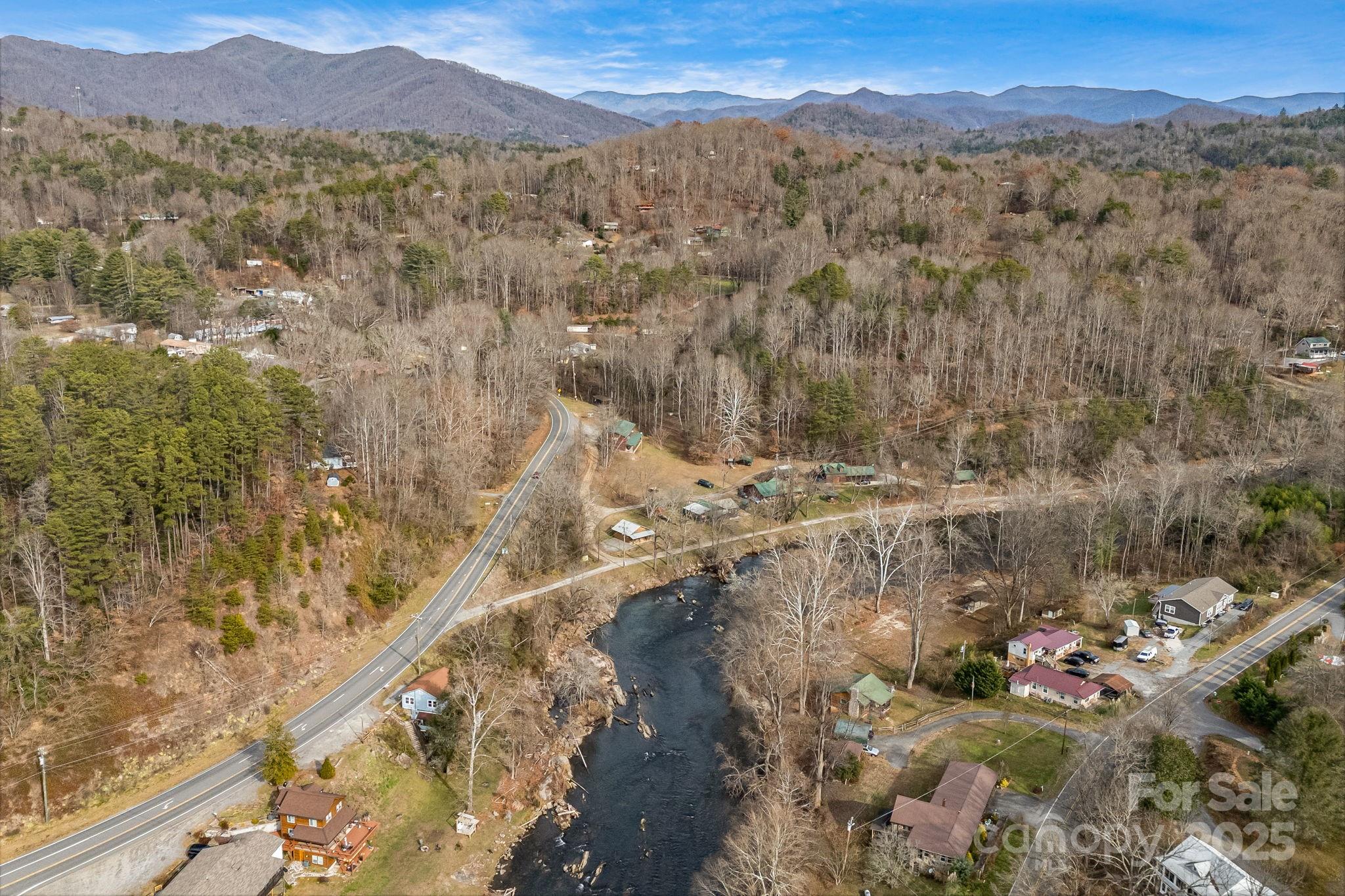5454 Ela Road Whittier, NC 28789 - Photo 40 of 41 a view of a city with a lake
