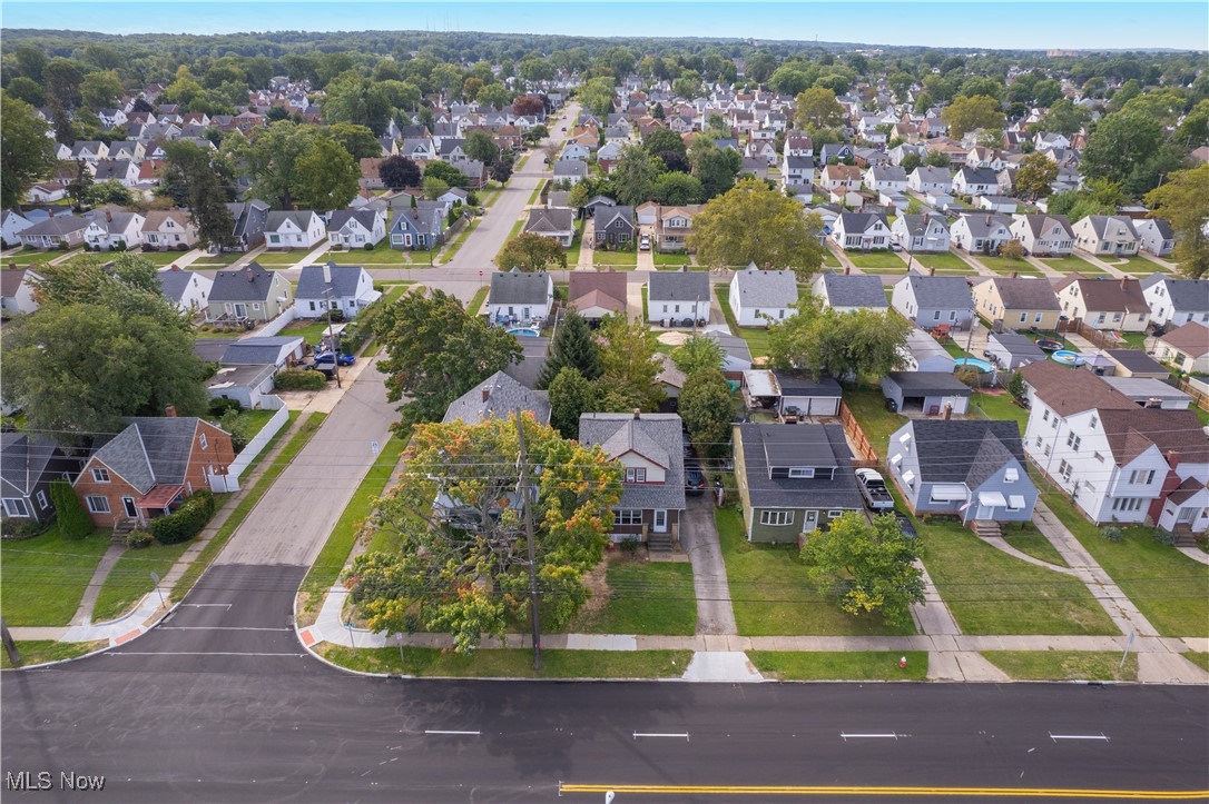 6021 Snow Road Parma, OH 44129 - Photo 23 of 28 Aerial overview of property's location with nearby suburban area