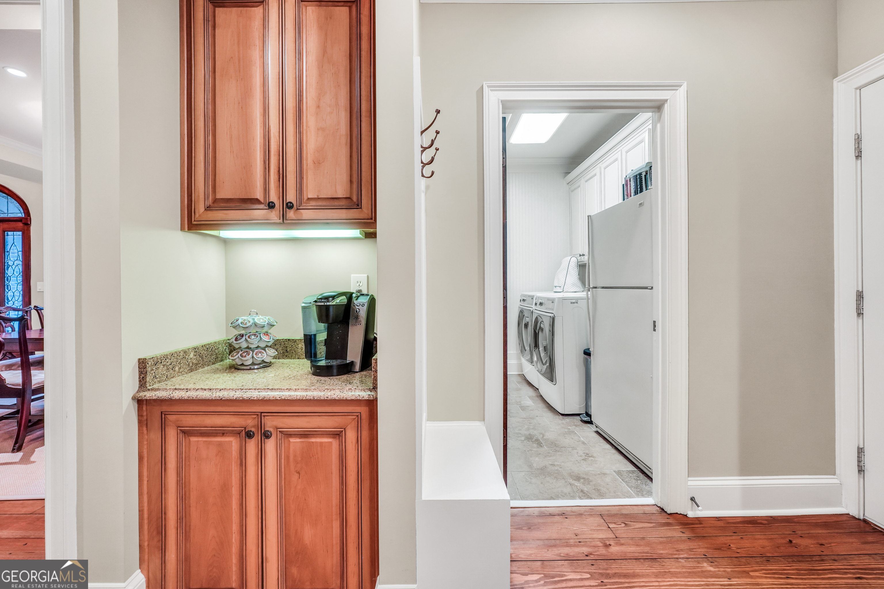 610 Elliott Road McDonough, GA 30252 - Photo 29 of 92 a kitchen with stainless steel appliances granite countertop a refrigerator and a sink