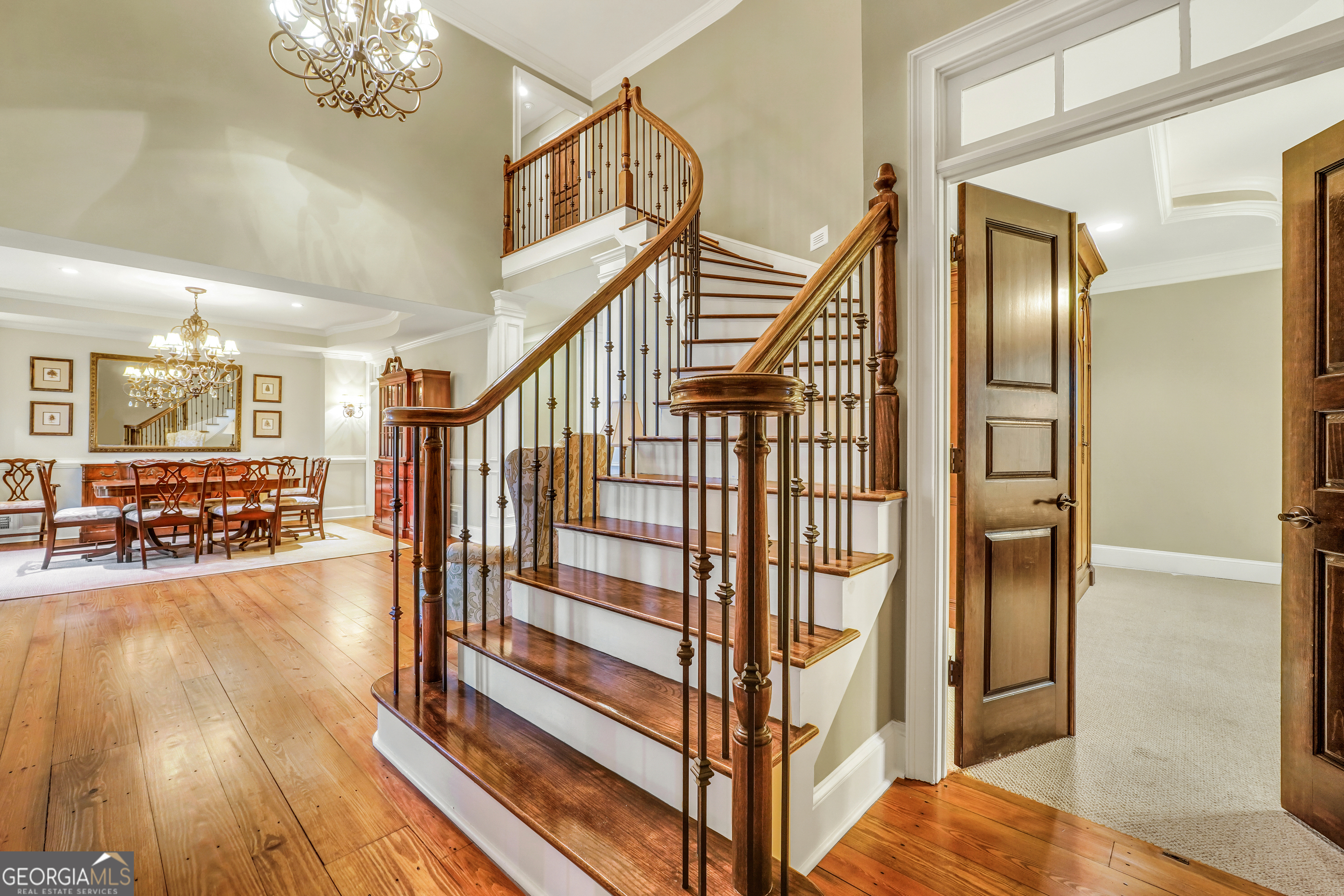 610 Elliott Road McDonough, GA 30252 - Photo 7 of 92 a view of entryway and hall with wooden floor