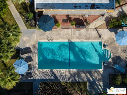 a view of outdoor space and seating area