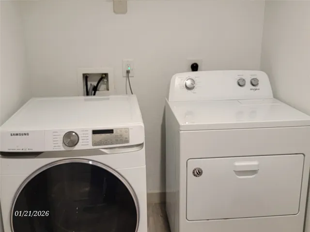 a view of a porch in front of a house