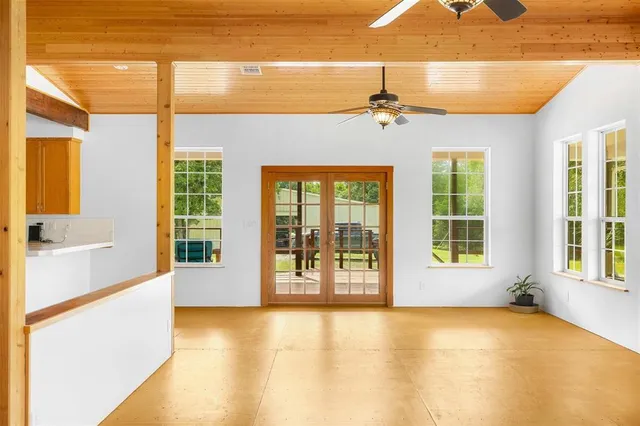 a outdoor space with furniture