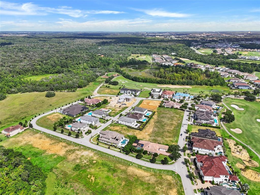 8031 Twin Eagles Loop Reunion, FL 34747 - Photo 28 of 38 an aerial view of residential houses with outdoor space