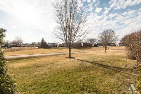 a view of yard with ocean view