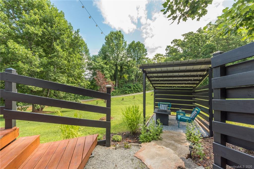 787 Ridge Road Marion, NC 28752 - Photo 36 of 47 a view of a back yard from a wooden deck
