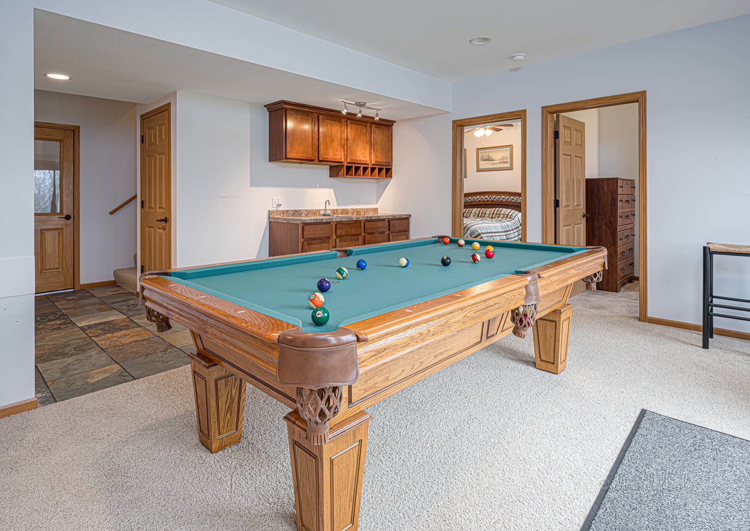 4 Saddleback Road Galena, IL 61036 - Photo 19 of 30 a room with pool table and windows