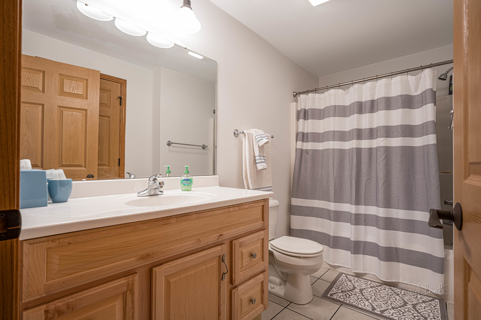 4 Saddleback Road Galena, IL 61036 - Photo 25 of 30 a bathroom with a sink toilet and shower