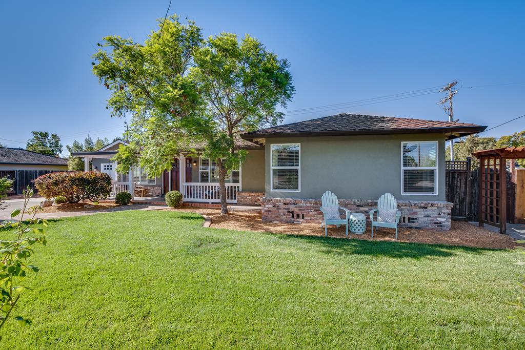 811 West Homestead Road Sunnyvale, CA 94087 - Photo 3 of 33 a view of a house with backyard sitting area and garden