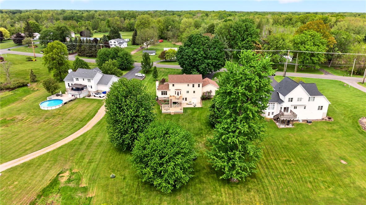 3249 Big Ridge Road Ogden, NY 14559 - Photo 45 of 50 Aerial distance view of backyard