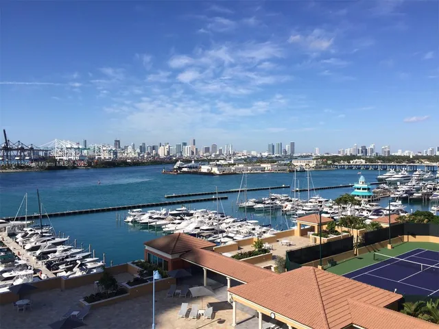 a view of a tall building