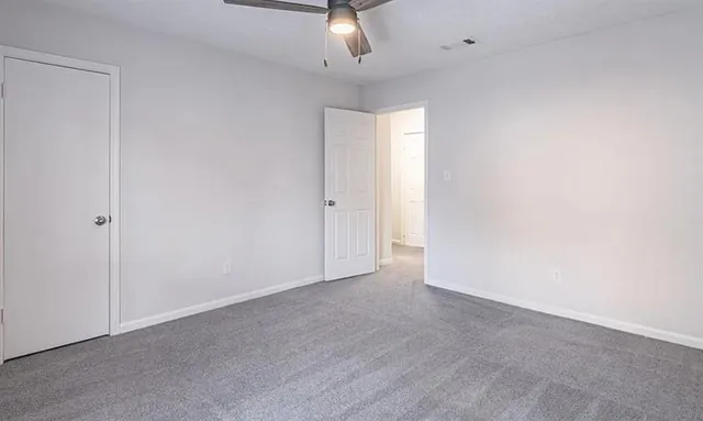 a view of an empty room