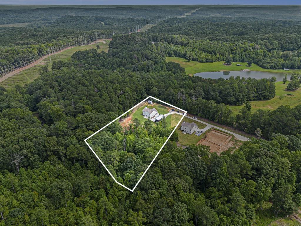 124 Willington Way Newnan, GA 30265 - Photo 37 of 41 an aerial view of a yard