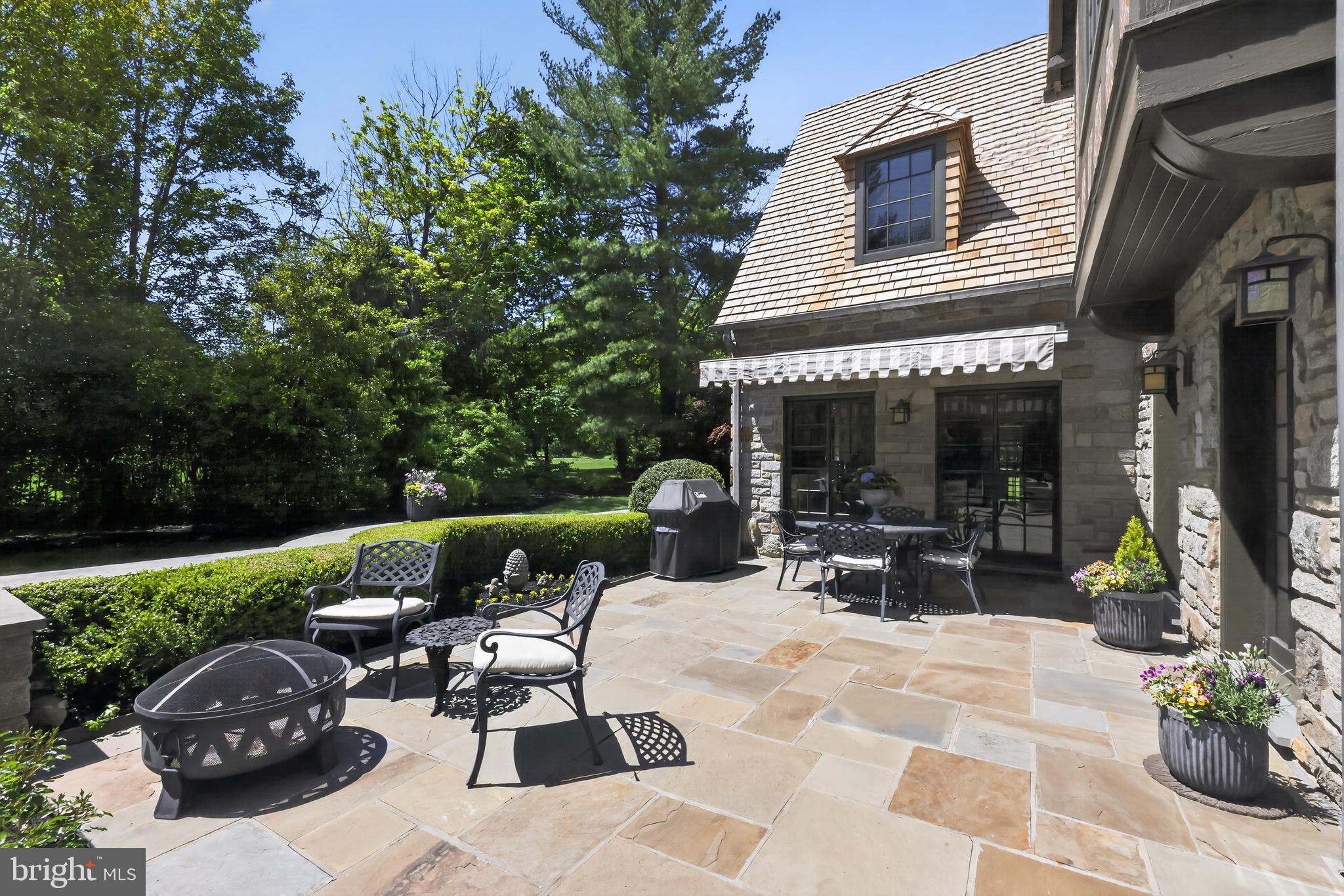 56 Tunbridge Road Haverford, PA 19041 - Photo 45 of 60 Terrace off Kitchen, Gallery, Living Rm & Sun Rm.