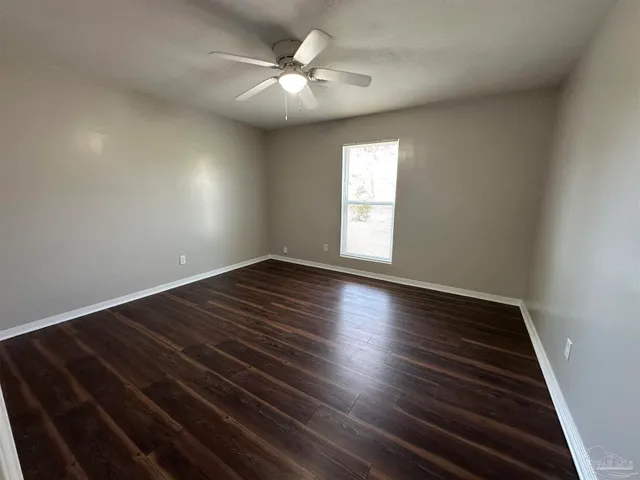 wooden floor in an empty room