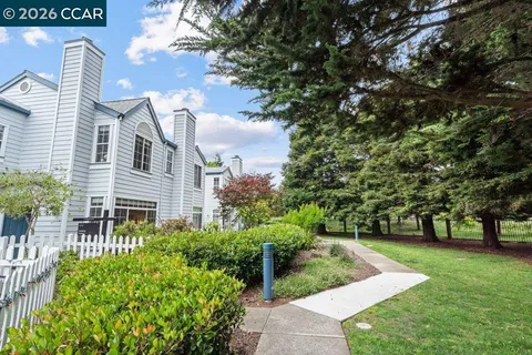a view of a yard in front of house