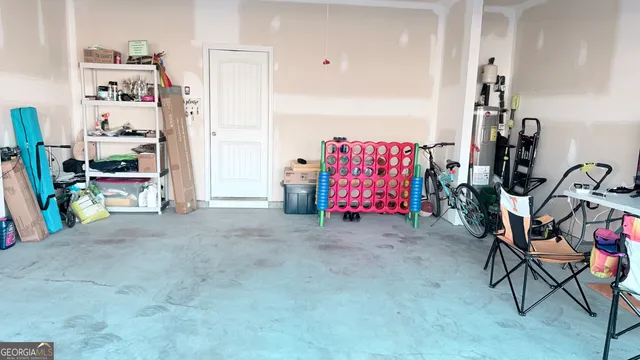 a view of room with gym equipment