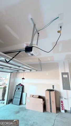 a view of a room with storage and utility