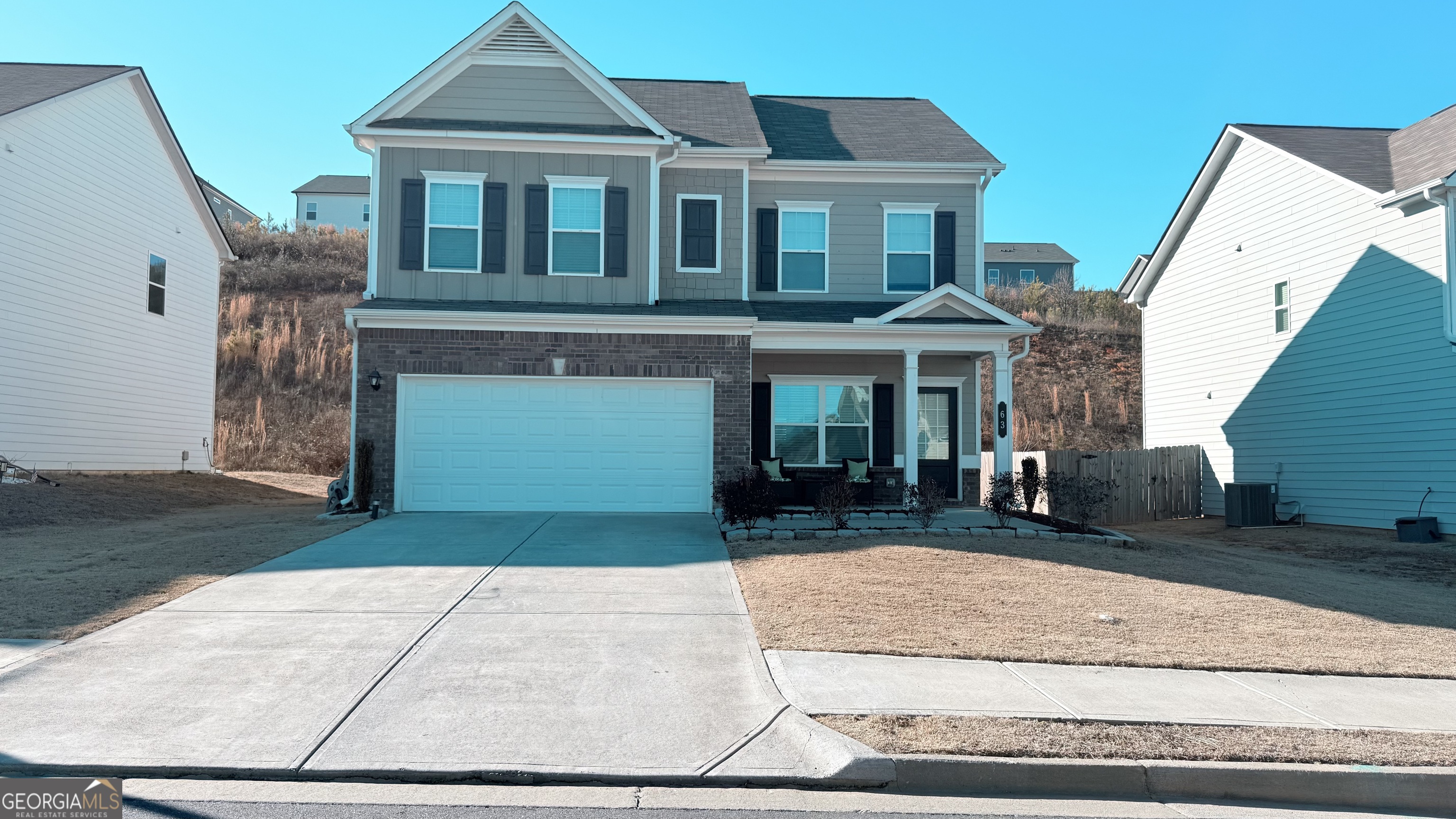 63 Thacker Trail Adairsville, GA 30103 - Photo 2 of 21 front view of a house with a yard