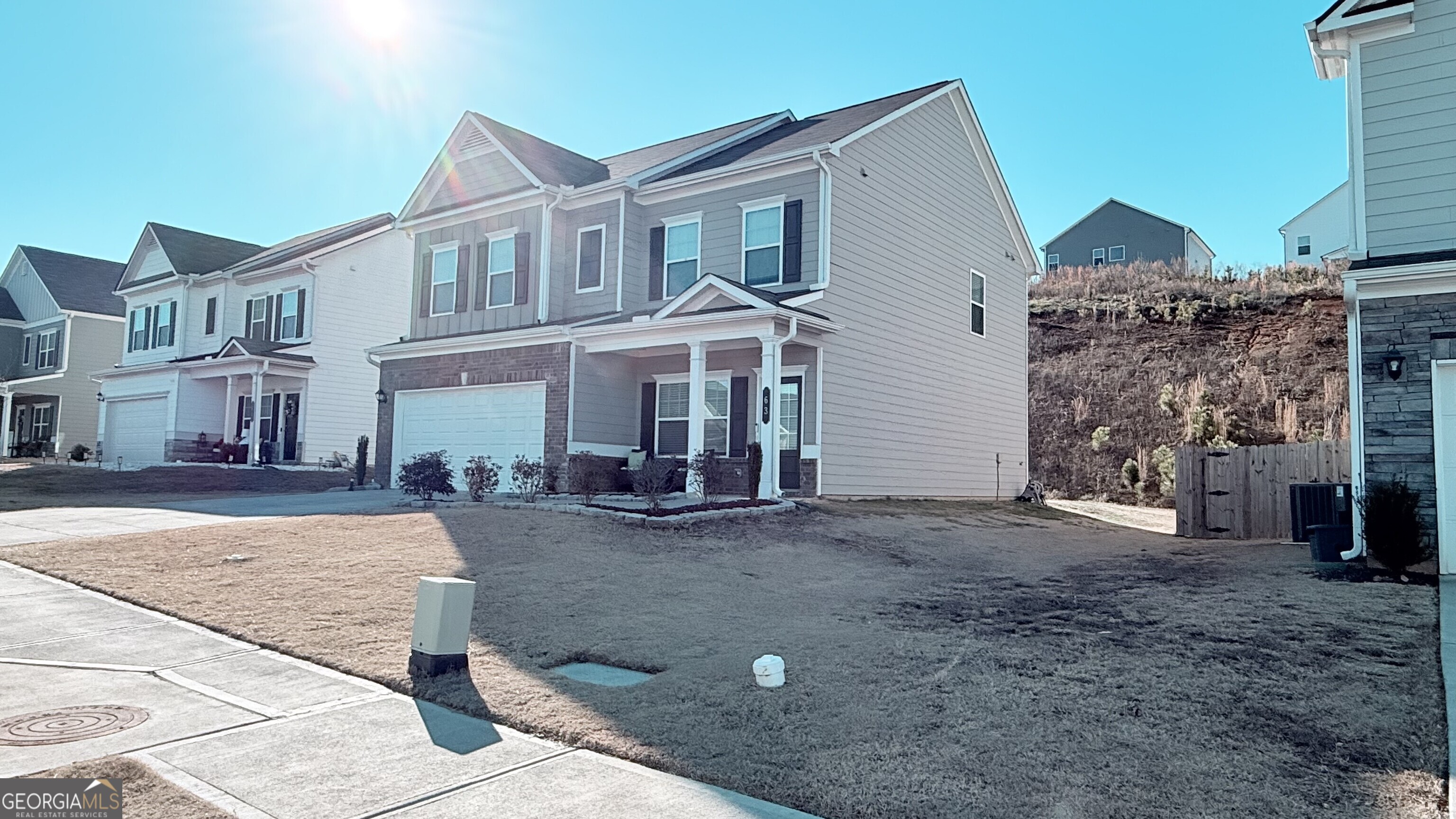 63 Thacker Trail Adairsville, GA 30103 - Photo 3 of 21 a front view of a house with yard