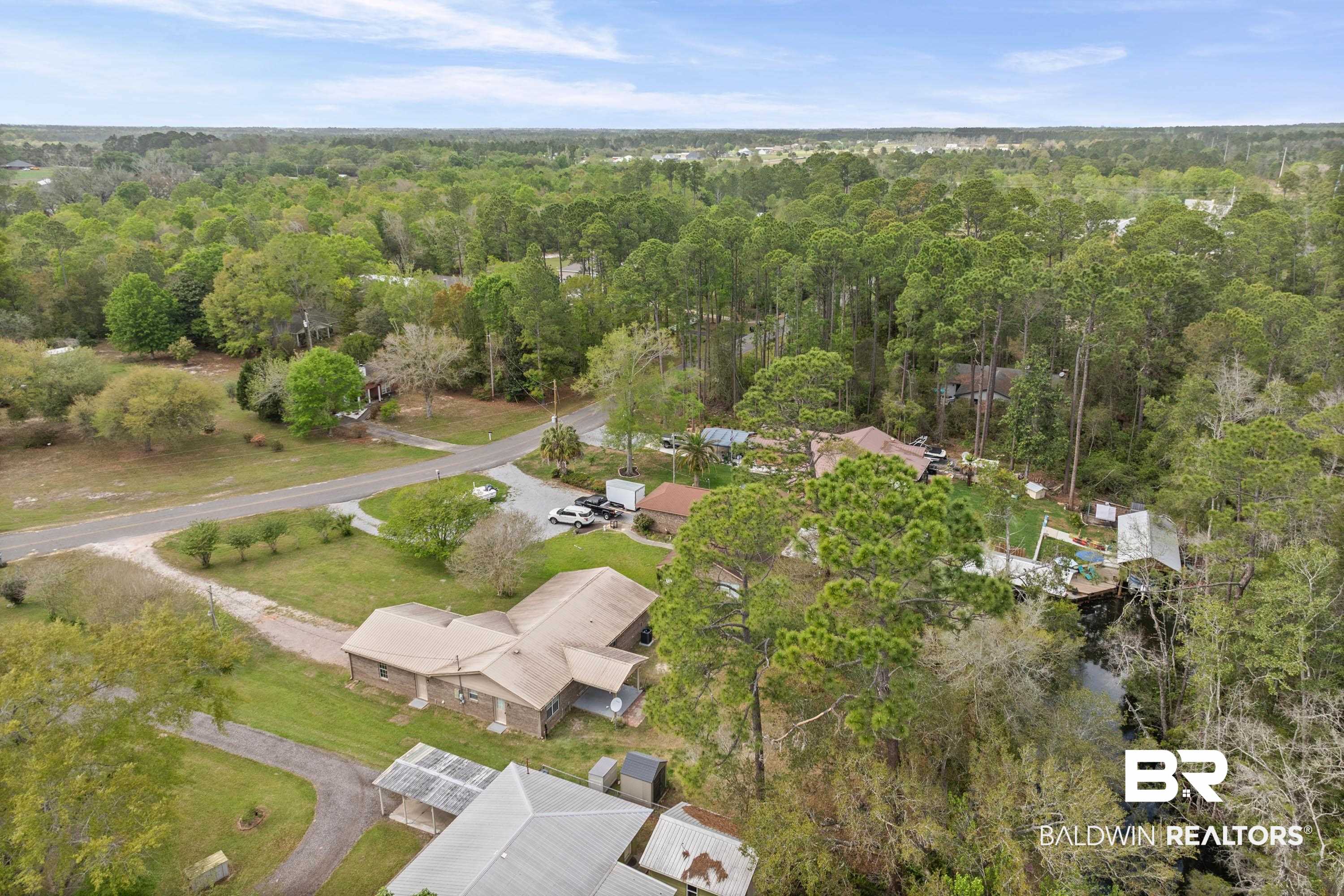 9228 Hammock Road Elberta, AL 36530 - Photo 26 of 30 Creek facing road