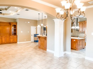 1306 Keenland Road Corpus Christi, TX 78418 - Photo 20 of 26 a view of a kitchen refrigerator and a sink