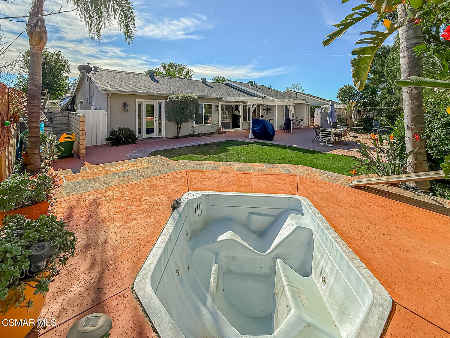 2189 Latham Street Simi Valley, CA 93065 - Photo 40 of 42 a view of outdoor space yard deck and swimming pool